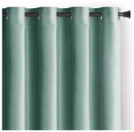 Restilo Világoszöld bársony dimout (részleges sötétítő) függöny 140x270 cm Eyelets - Restilo