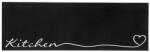 Hanse Home Kitchen fekete futószőnyeg, 50 x 150 cm - Zala Living