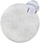 Elle Decoration Fehér kerek szőnyeg ø 200 cm Panglao New York White - Elle Decoration