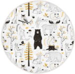 Mila Home Sárga-fehér gyerek szőnyeg ø 80 cm Comfort - Mila Home