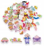 MIXFORM Kézműves gomb készlet Fa, Mix 15-20 féle, 85-90db/szett (13WB32165)