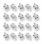 Mixform Teknős fém gyöngyök, antik ezüst, 12.5x9x4mm, lyuk 1mm 20 db (13WB15254)
