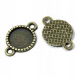 MIXFORM Medál összekötő fém ötvözet 19x12.5x2mm 20db (14WB6218)