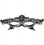 GDD Fekete velencei csipke szemmaszk fehérneműhöz és farsanghoz (BD0004)