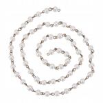 MIXFORM Lánc gyöngyökkel Fém és üveg 3x5mm 1m (13WB28403)