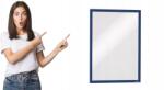 Durable Mágneses keret. Durable Duraframe A3 [5] sötétkék (486807)