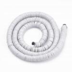 Mixform Heishi Handmade Polimer Öko Agyag gyöngyök, korong, 4x1mm, 375db/40cm/szál (13WB29948)