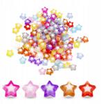 Mixform Akril gyöngyök, Gyöngy, Csillag, Mix, 9x10x4mm, 25g~120db (13WB23889)