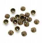 MIXFORM Ékszerötvözet gyöngyök Bronz 8x8x4.5mm 20db (13WB16830)