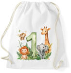 printfashion Erdei állatok 1 éves - Sportzsák, Tornazsák - Fehér (17756089)