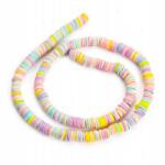 Mixform Heishi Polymer Agyag gyöngyök 6x1mm 290db/38cm (13WB28845)