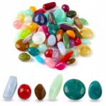 Mixform Akril gyöngyök Természetes kő utánzat, Mix, 15-25mm, 100g~58db (13WB32730)