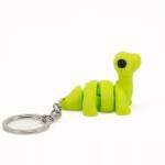  Gyerek kulcstartó 3D nyomtatás színes dinoszaurusz zöld flexibilis medál (Dinozaur duży)