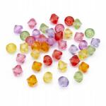 Mixform Akril gyöngyök, Átlátszó, Színkeverék, 12mm, 25g~27db (2Z30511)