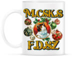 printfashion Karácsonyi Macskás Fadísz - Bögre - Fehér (17838469)