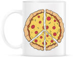 printfashion Pizza béke - Bögre - Fehér (17839820)
