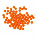 Mixform Akril gyöngyök, Neon, Kerek, Sötét narancssárga 6mm 380db/50g (13WB24829)