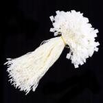 MIXFORM Poliészter zsinór csattal címkékhez és címkékhez, fehér, 190mm, 850db/szett (13WB28688)