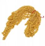MIXFORM Horgonyszövésű lánc, Vas, Hegesztés nélküli, Arany, 5x4x1mm, 5m (5WB6522)