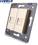 LIVOLO Priza dubla telefon Livolo SmartElectro IntelligentHouse (C7-2T-13)