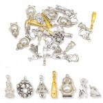 MIXFORM Karácsonyi és karácsonyi medálok és medálok 10 minta, 40 db/szett (13WB32162)