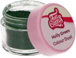 FunCakes Pudră comestibilă de culoare Dust Holly Green - verde închis
