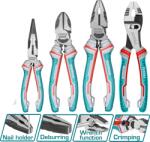 TOTAL Set 4 Clesti TOTAL Cr-V - Cleste Combinat 8, Taietor 7, Varf Lung 6, Articulatie Glisanta 8 (THT2K0488) Cleste