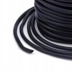 MIXFORM Gumizsinór, Szintetikus, Üres, Fekete, 3mm, Lyuk 1.5mm, 25m/orsó (13WB29199)