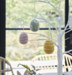 Grinder Ginger Ray kézzel készített húsvéti tojás díszek, 3 darabos szett (1111)