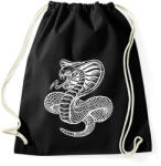 printfashion Kígyó - Sportzsák, Tornazsák - Fekete (17743468)