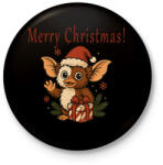 printfashion gizmo karácsonya - Kitűző, hűtőmágnes - Fekete (17778654)