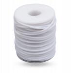 MIXFORM Szintetikus gumizsinór Üres, Fehér, 2mm, Lyuk 1mm, 50m/orsó (13WB29213)