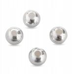 Mixform Ezüst 925 Kerek gyöngyök, 4x4mm, Lyuk 1mm, 4db (13WB21208)