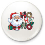 printfashion HOHOHO 1 - Kitűző, hűtőmágnes - Fehér (17791703)