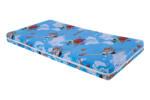 Somnart Saltea cu spuma poliuretanica Somnart Ortopedica 60x120, inaltime 10 cm, pentru bebelusi si copii, husa impermeabila, fermitate medie, model aviator (SALT.AV.OTP.060X120X10.01) Saltea