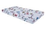 Somnart Saltea cu memorie Somnart Memory 60x120, inaltime 10 cm, pentru bebelusi si copii, husa impermeabila, fermitate medie, model fluturi (SALTEA.BBC.60X120X10.FLT) Saltea
