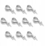 MIXFORM Gyöngytartó sárgaréz 11x4x3mm 10db