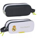 SAFTA Fehér Iskolai Tolltartó Dupla Kétrekeszes Tasak Tubus Real Madrid (812554513)