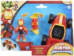 Hasbro Marvel Iron Man si Prietenii Sai Uimitori Set Vehicul si Figurina Iron Man (G1257_G1471) - edanco Figurina