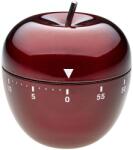 TFA Timer analog pentru bucatarie APPLE, forma mar, otel inoxidabil, rosu, TFA 38.1030. 05 (AB-38.1030.05)