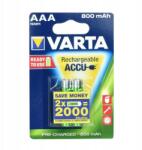 VARTA AAA akkumulátor, 800 mAh, Ni-MH, 2db (BAVA 56703 2PACK)