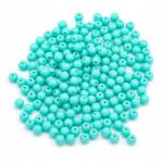 Mixform Átlátszó akril gyöngyök, kerek, halvány türkiz, 8x7mm, 50g~160db (13WB29567)