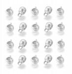 MIXFORM Ékszertartó, Ötvözet, Antik Ezüst, 8x5mm, Lyuk 2mm és 5mm, 20db