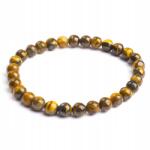 MIXFORM Természetes tigrisszem karkötő, rugalmas, 5.8mm gyöngy, 1db (13WB32028)
