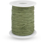 MIXFORM Viaszolt pamut zsinór, sötét olívazöld, 1mm, 90m/tekercs (13WB31496)