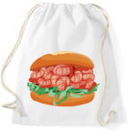 printfashion Garnélarákos szendvics - Sportzsák, Tornazsák - Fehér (17847349)