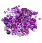 Mixform Bombay akril gyöngyök, mix, lila 5.5-28x6-20x3-11mm 50g~74db (13WB14231)