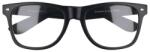 Sunmania Fekete átlátszó imidzs Wayfarer szemüveg (0038-black-HU)