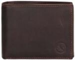 Hide and Stitches Sötétbarna férfi bőr pénztárca „Omaha (P20413-097-darkbrown)
