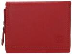 Double-D Piros kis bőr pénztárca " Clarrisa" (P02C414-017-red)